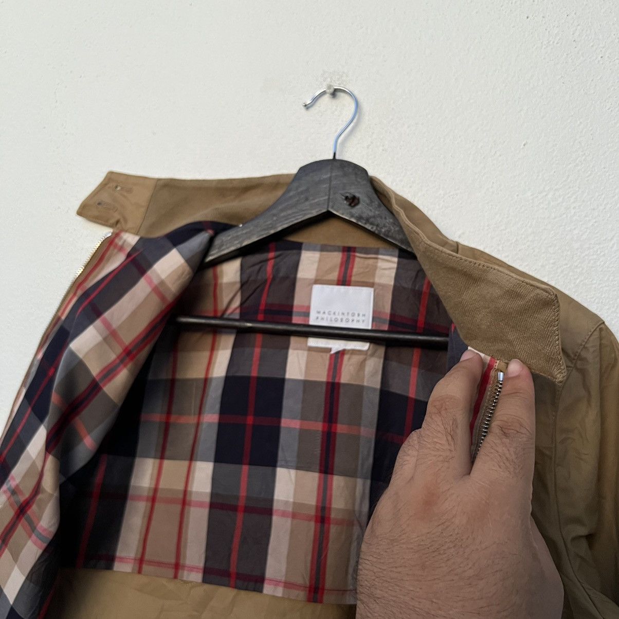 Japanese Brand TARTAN DESIGN LINING ZIPPER JACKET MACKINTOSH PHILOSOPHY Size US M / EU 48-50 / 2 - 12 Thumbnail