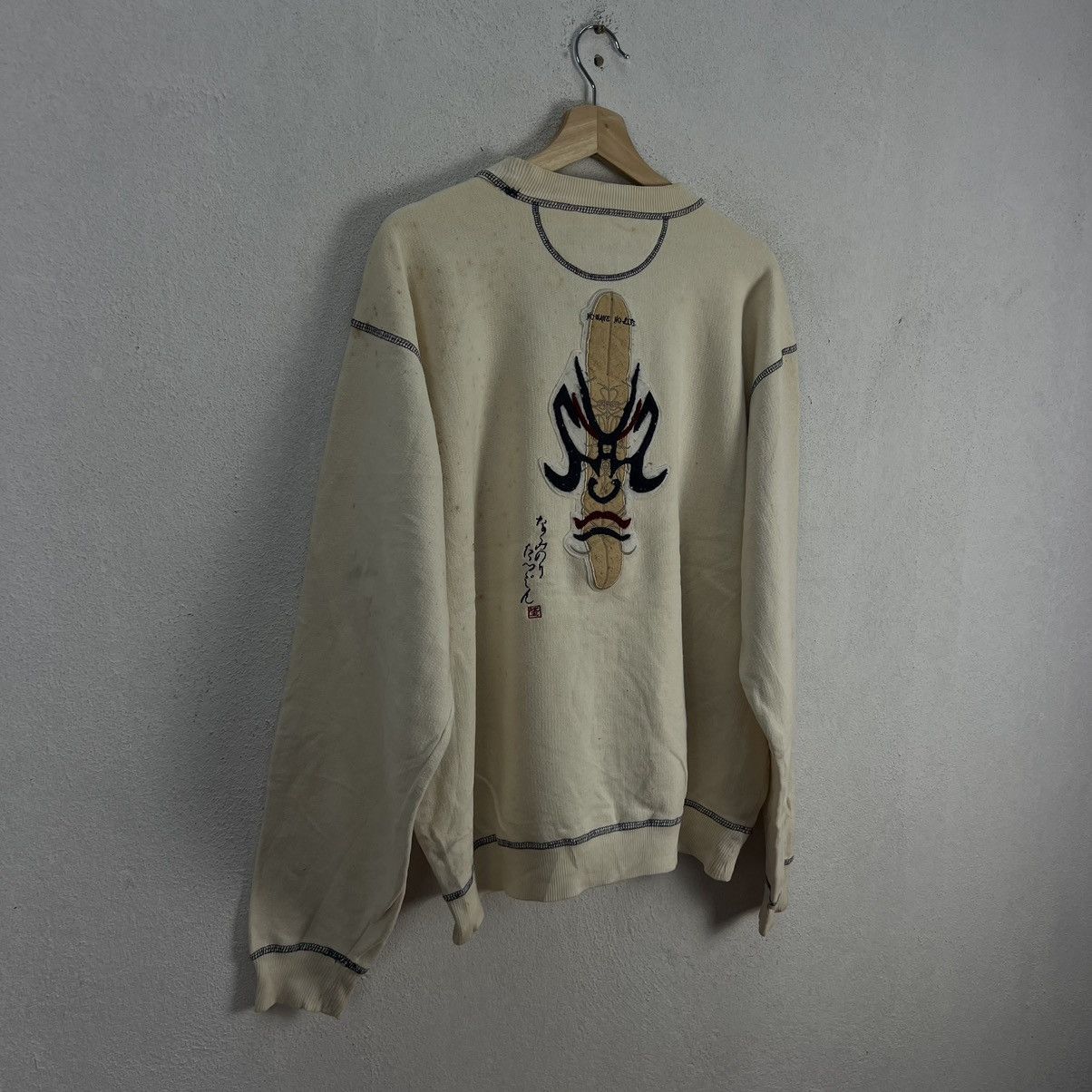 Japanese Brand VINTAGE SWEATSHIRT JAPAN DESIGN BIG LOGO SUKAJAN Size US L / EU 52-54 / 3 - 7 Thumbnail