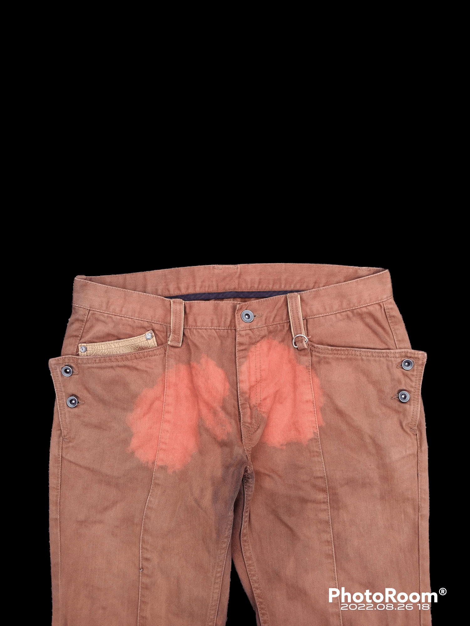 Nicole Club THRASHED FLARE🔥SUN FADED NICOLE DENIM PANTS Size US 31 - 3 Thumbnail