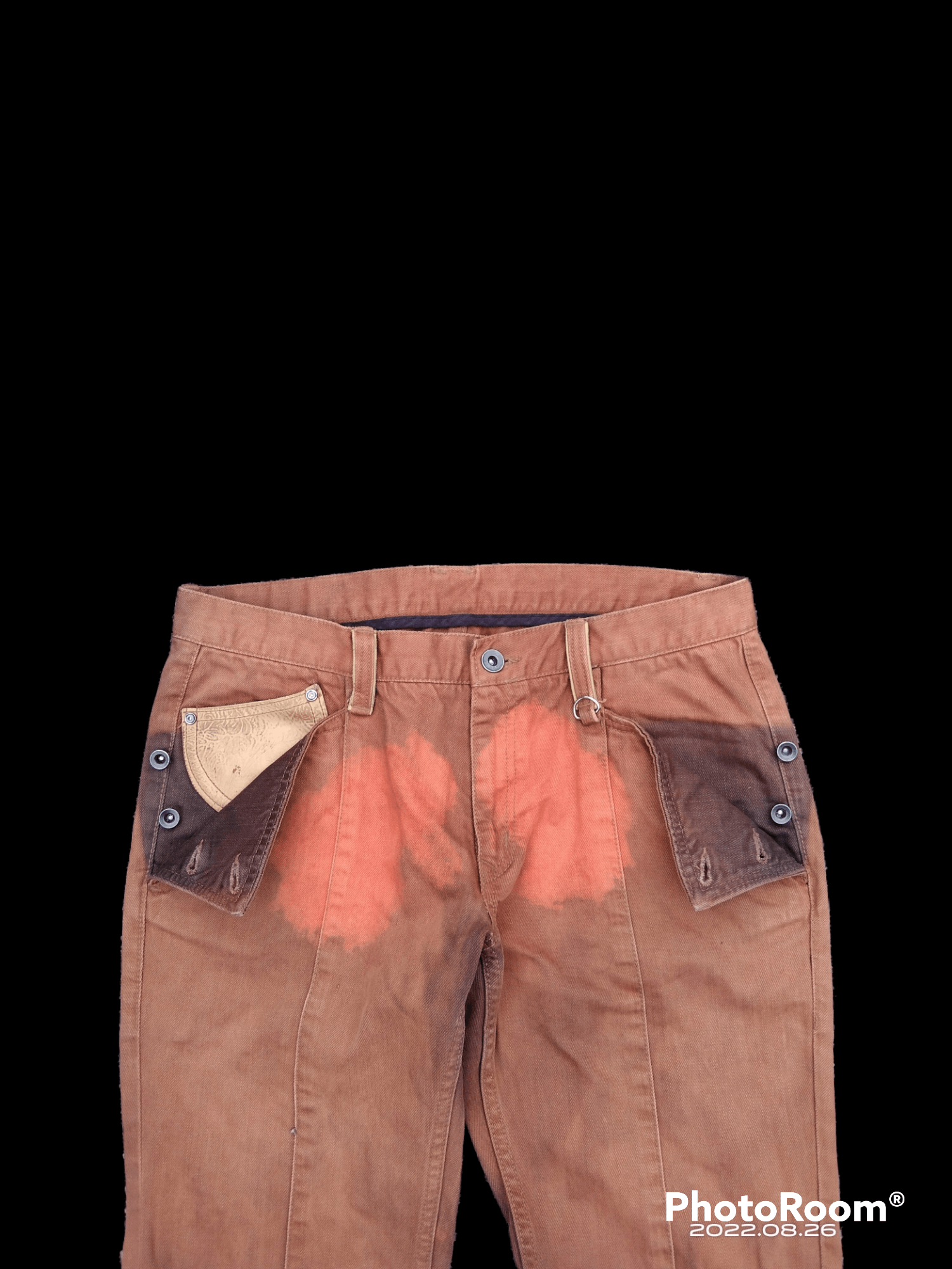 Nicole Club THRASHED FLARE🔥SUN FADED NICOLE DENIM PANTS Size US 31 - 4 Thumbnail