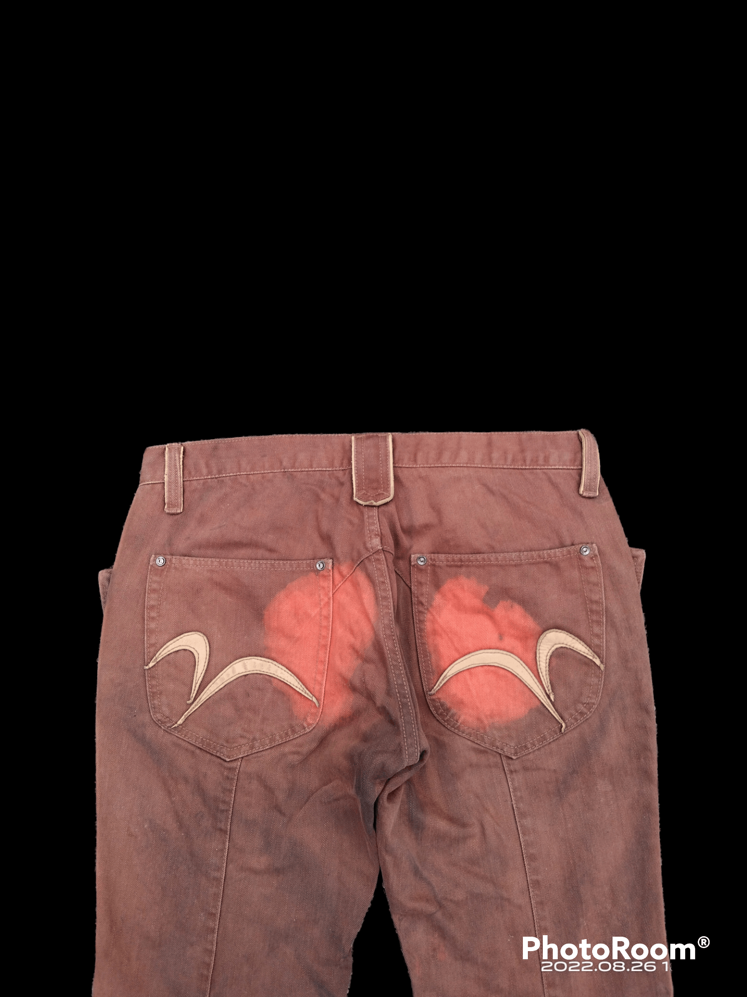 Nicole Club THRASHED FLARE🔥SUN FADED NICOLE DENIM PANTS Size US 31 - 5 Thumbnail