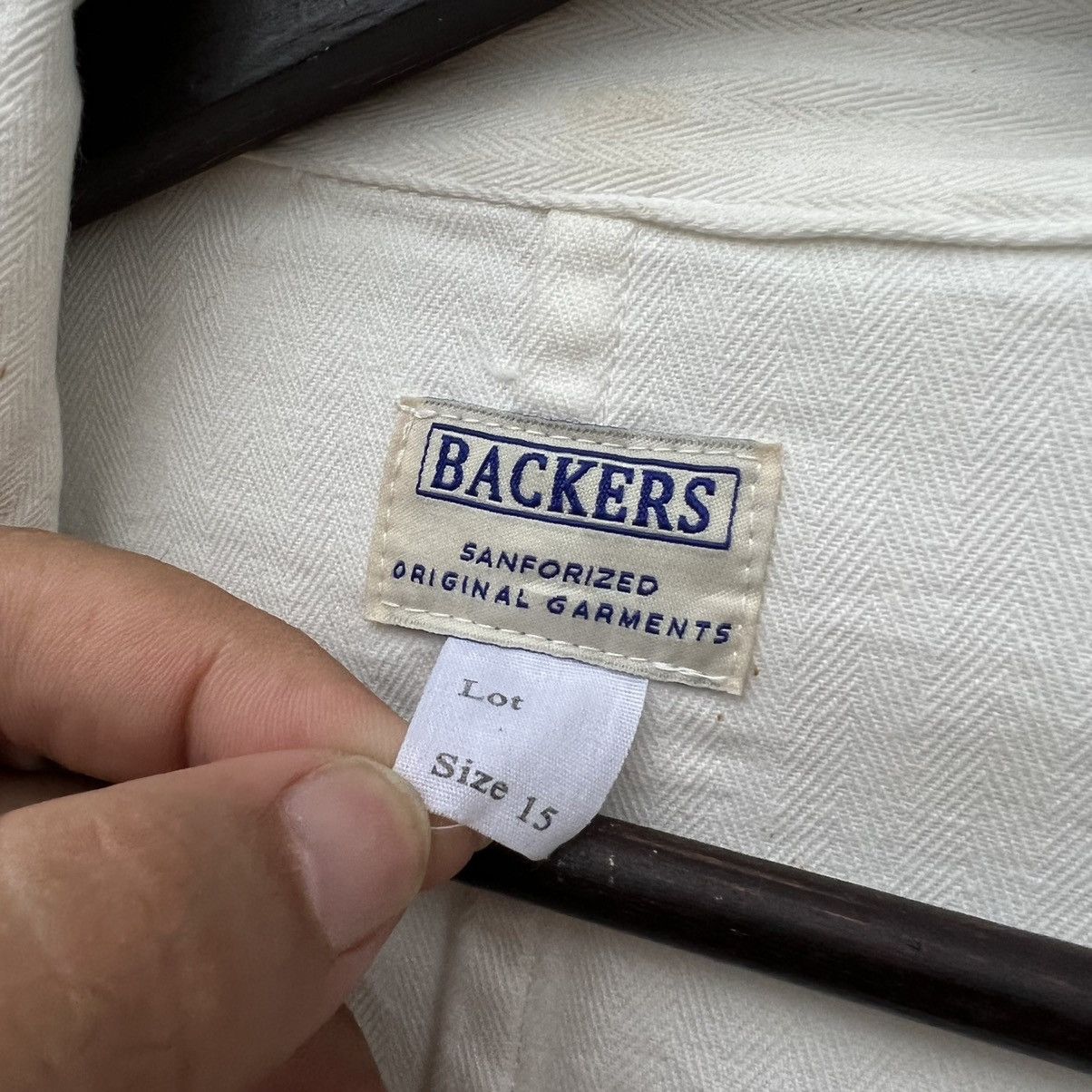 Japanese Brand VINTAGE BACKERS SANFORIZED ORIGINAL GARMENTS LONG JACKET Size US M / EU 48-50 / 2 - 12 Thumbnail