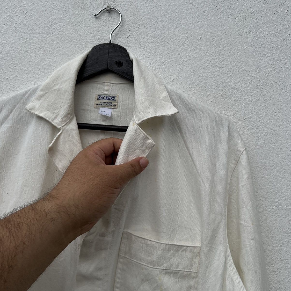 Japanese Brand VINTAGE BACKERS SANFORIZED ORIGINAL GARMENTS LONG JACKET Size US M / EU 48-50 / 2 - 7 Thumbnail