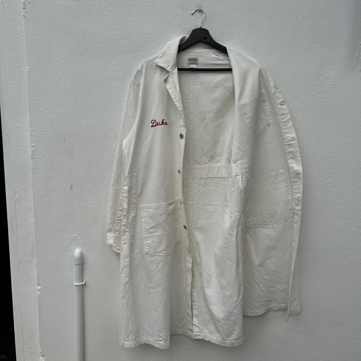 Japanese Brand VINTAGE BACKERS SANFORIZED ORIGINAL GARMENTS LONG JACKET Size US M / EU 48-50 / 2 - 10 Thumbnail