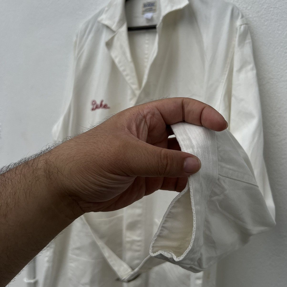 Japanese Brand VINTAGE BACKERS SANFORIZED ORIGINAL GARMENTS LONG JACKET Size US M / EU 48-50 / 2 - 6 Thumbnail