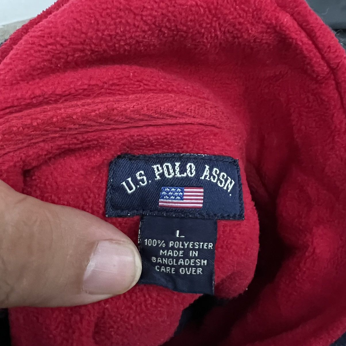 Japanese Brand RARE ANORAK FLEECE JACKET US POLO ASSN Size US L / EU 52-54 / 3 - 9 Thumbnail