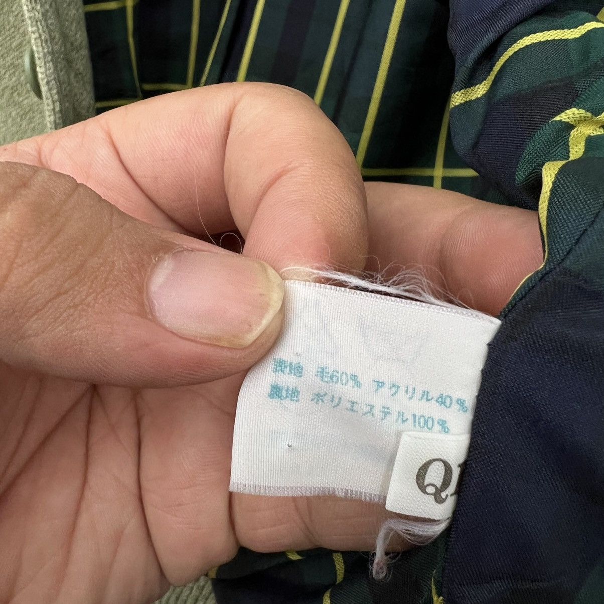 Japanese Brand VINTAGE GRANDSLAM MUNSINGWEAR DOUBLE COLLAR TARTAN LINING Size US M / EU 48-50 / 2 - 15 Thumbnail