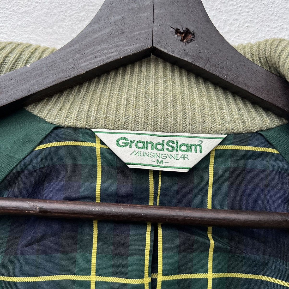 Japanese Brand VINTAGE GRANDSLAM MUNSINGWEAR DOUBLE COLLAR TARTAN LINING Size US M / EU 48-50 / 2 - 13 Thumbnail