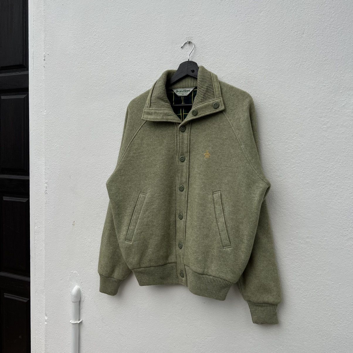 Japanese Brand VINTAGE GRANDSLAM MUNSINGWEAR DOUBLE COLLAR TARTAN LINING Size US M / EU 48-50 / 2 - 2 Thumbnail