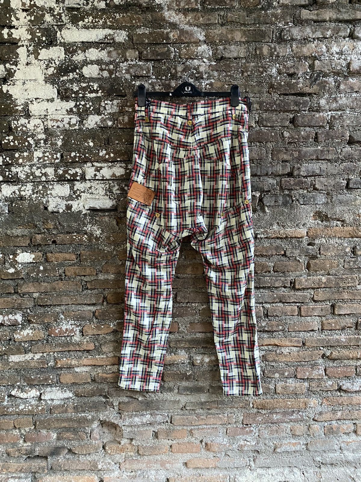 Mercibeaucoup issey miyake tartan pants