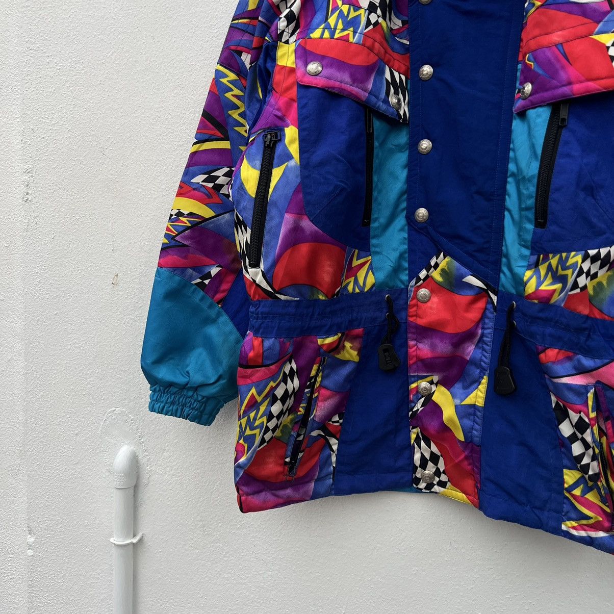 Japanese Brand VINTAGE SAMAS BEST SELECT SKI WEAR MULTI COLOUR JACKET Size US M / EU 48-50 / 2 - 4 Thumbnail