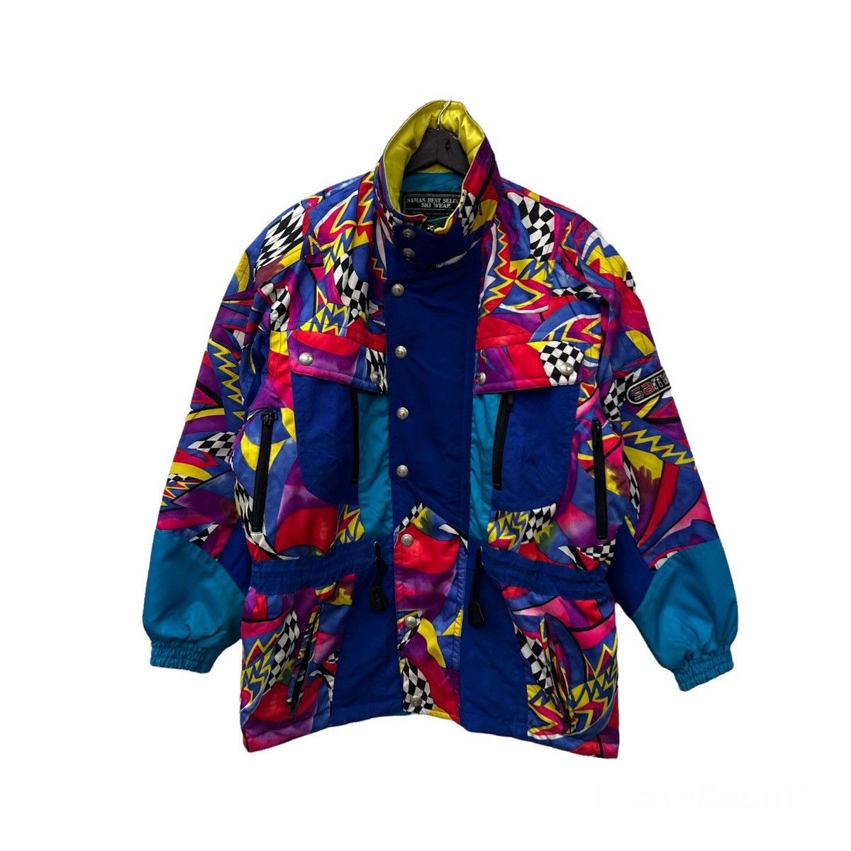 Japanese Brand VINTAGE SAMAS BEST SELECT SKI WEAR MULTI COLOUR JACKET Size US M / EU 48-50 / 2 - 1 Thumbnail