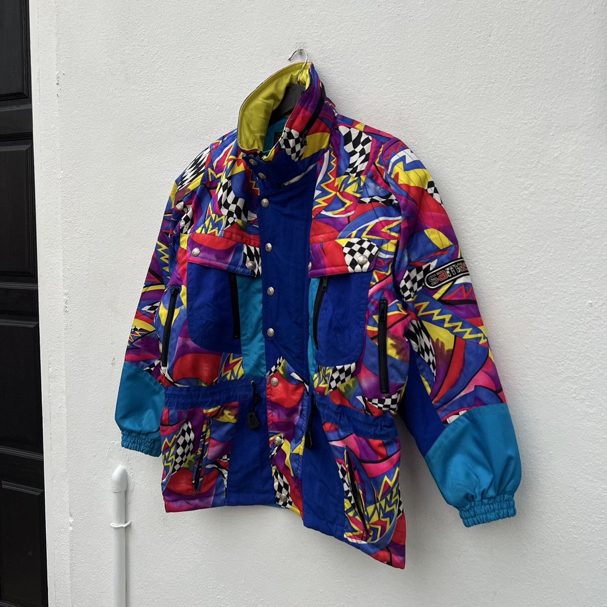Japanese Brand VINTAGE SAMAS BEST SELECT SKI WEAR MULTI COLOUR JACKET Size US M / EU 48-50 / 2 - 2 Thumbnail