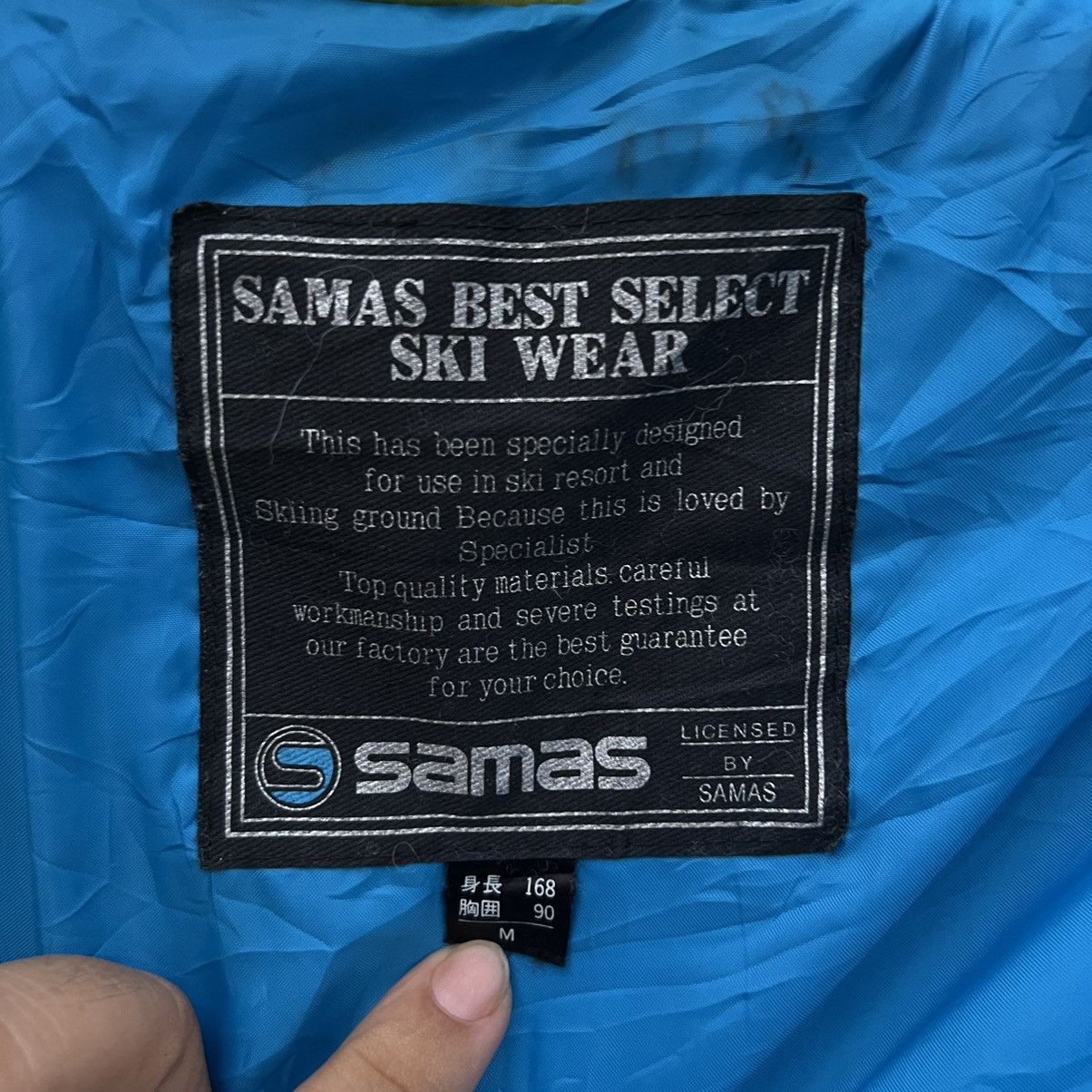 Japanese Brand VINTAGE SAMAS BEST SELECT SKI WEAR MULTI COLOUR JACKET Size US M / EU 48-50 / 2 - 14 Thumbnail