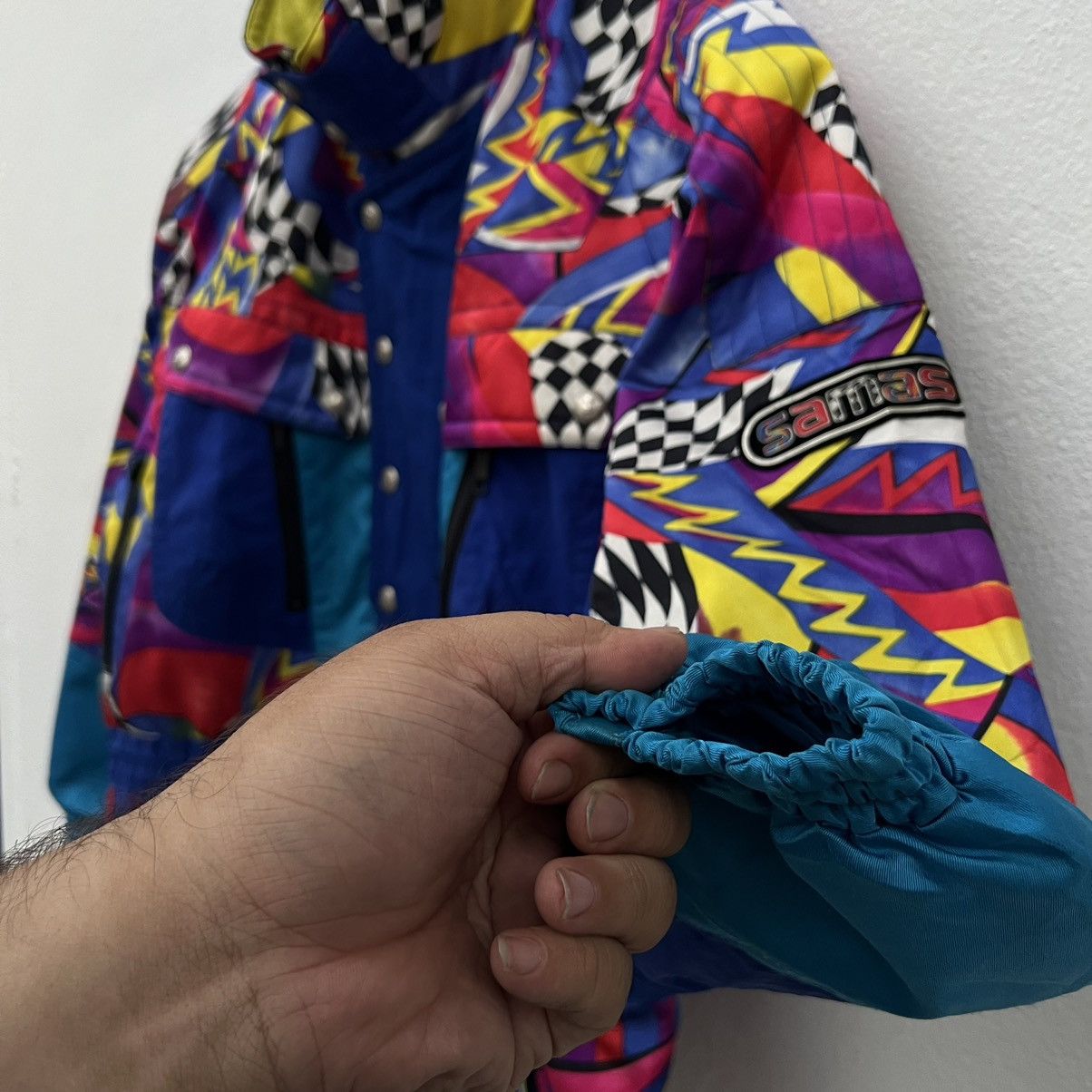 Japanese Brand VINTAGE SAMAS BEST SELECT SKI WEAR MULTI COLOUR JACKET Size US M / EU 48-50 / 2 - 8 Thumbnail