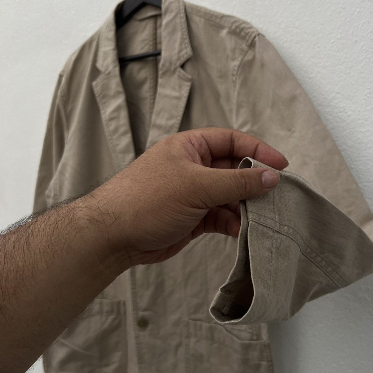 VINTAGE HIKORY CHORE JACKET LACOSTE JAPAN