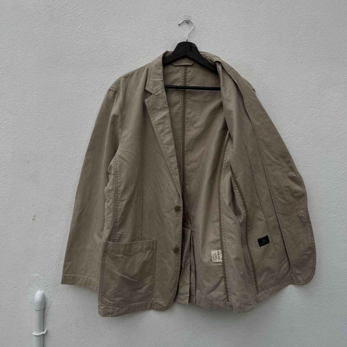 VINTAGE HIKORY CHORE JACKET LACOSTE JAPAN