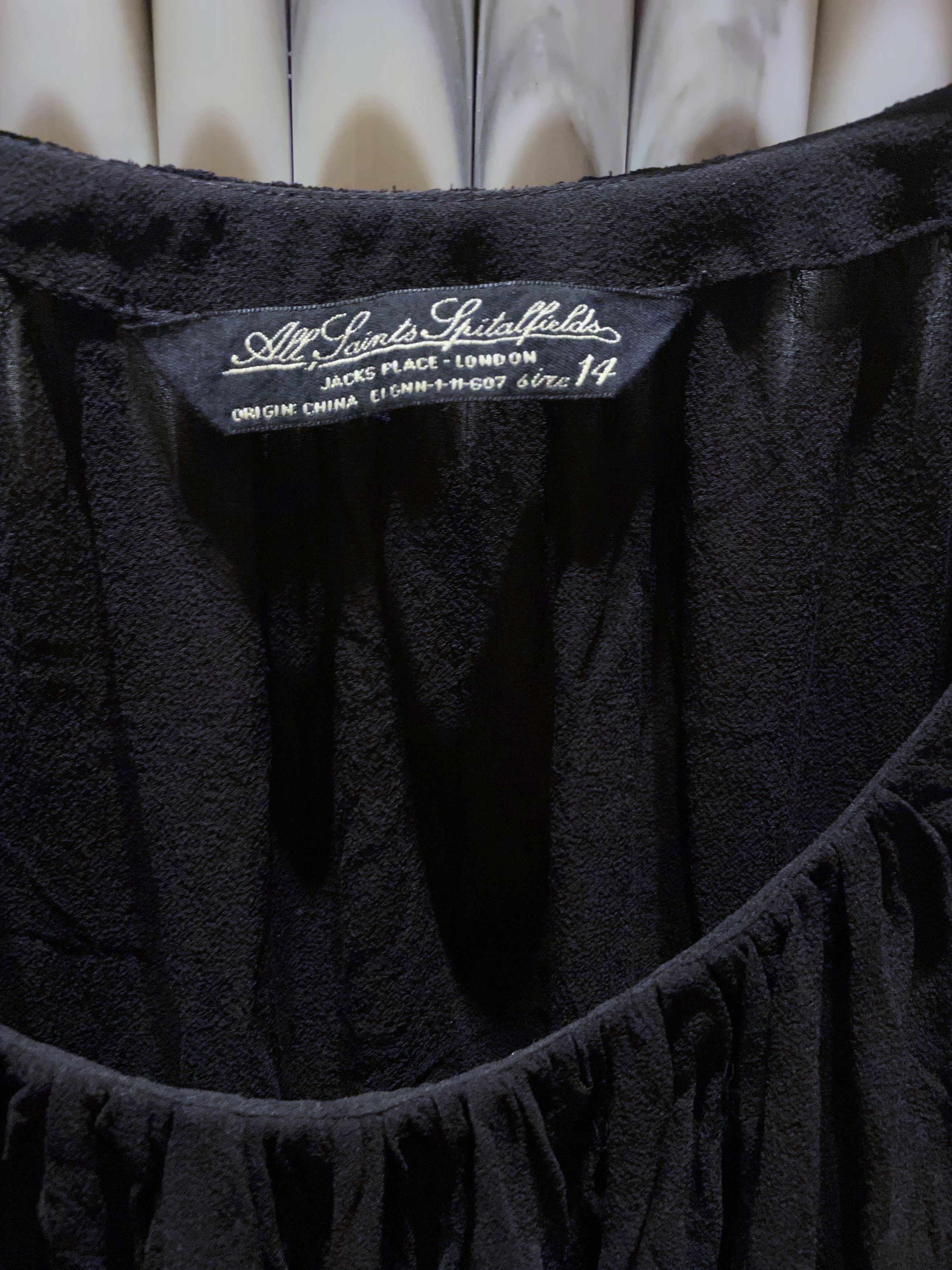 Allsaints SILK RUFFLES TANK TOP Size US M / EU 48-50 / 2 - 5 Thumbnail