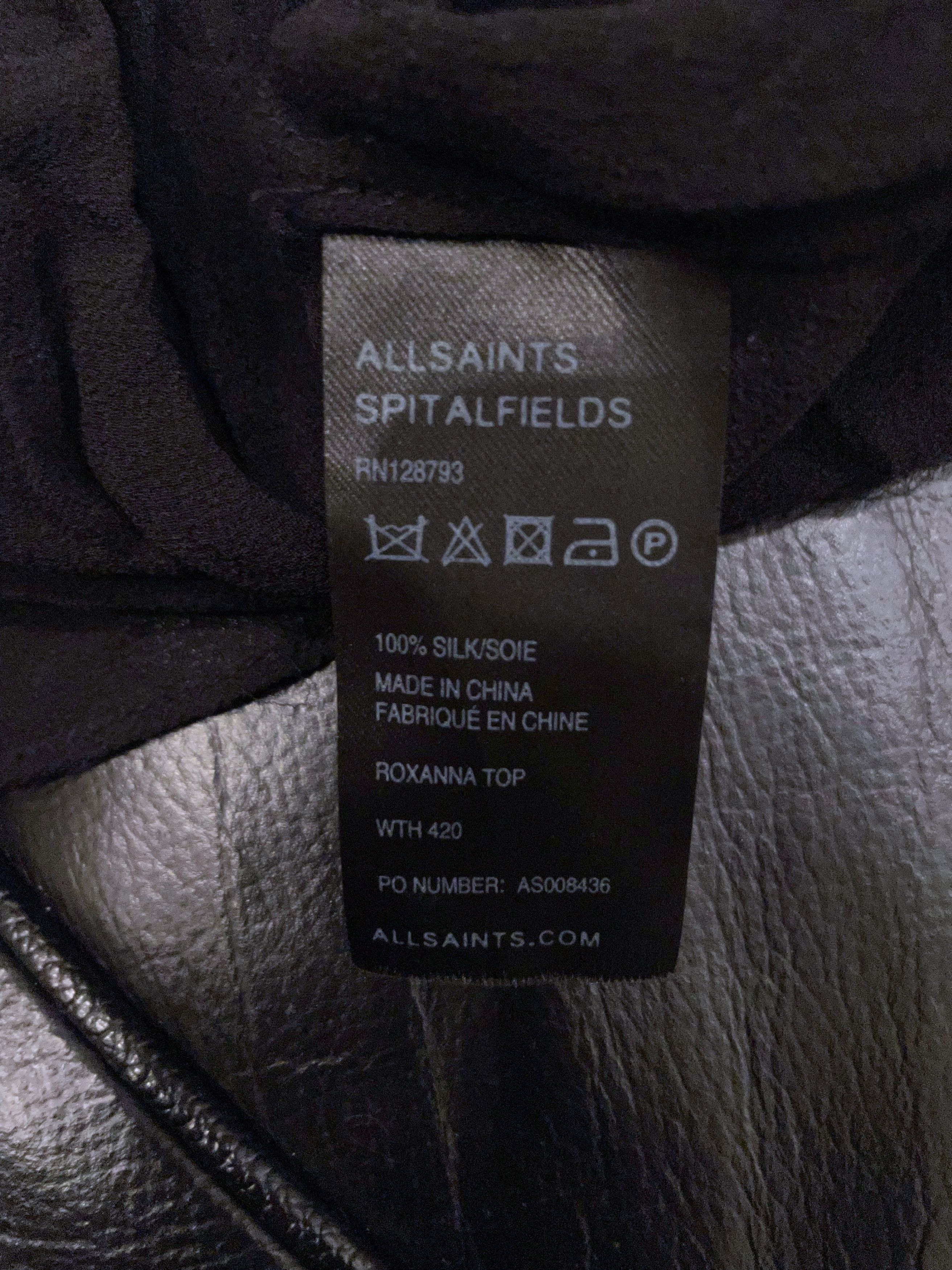 Allsaints SILK RUFFLES TANK TOP Size US M / EU 48-50 / 2 - 7 Thumbnail