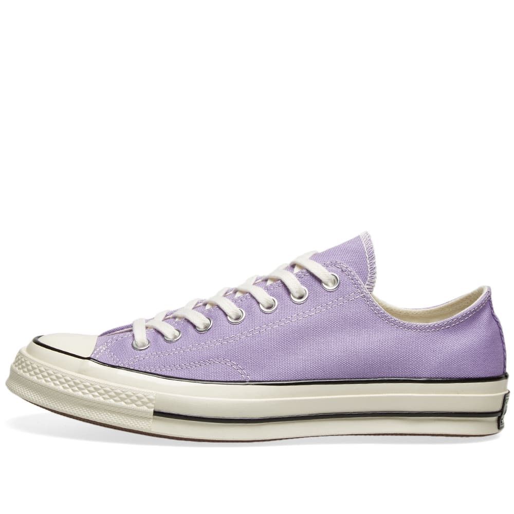 Converse PASTEL LAVENDER CANVAS CHUCK TAYLOR 70s SNEAKERS Size US 12 / EU 45 - 12 Thumbnail