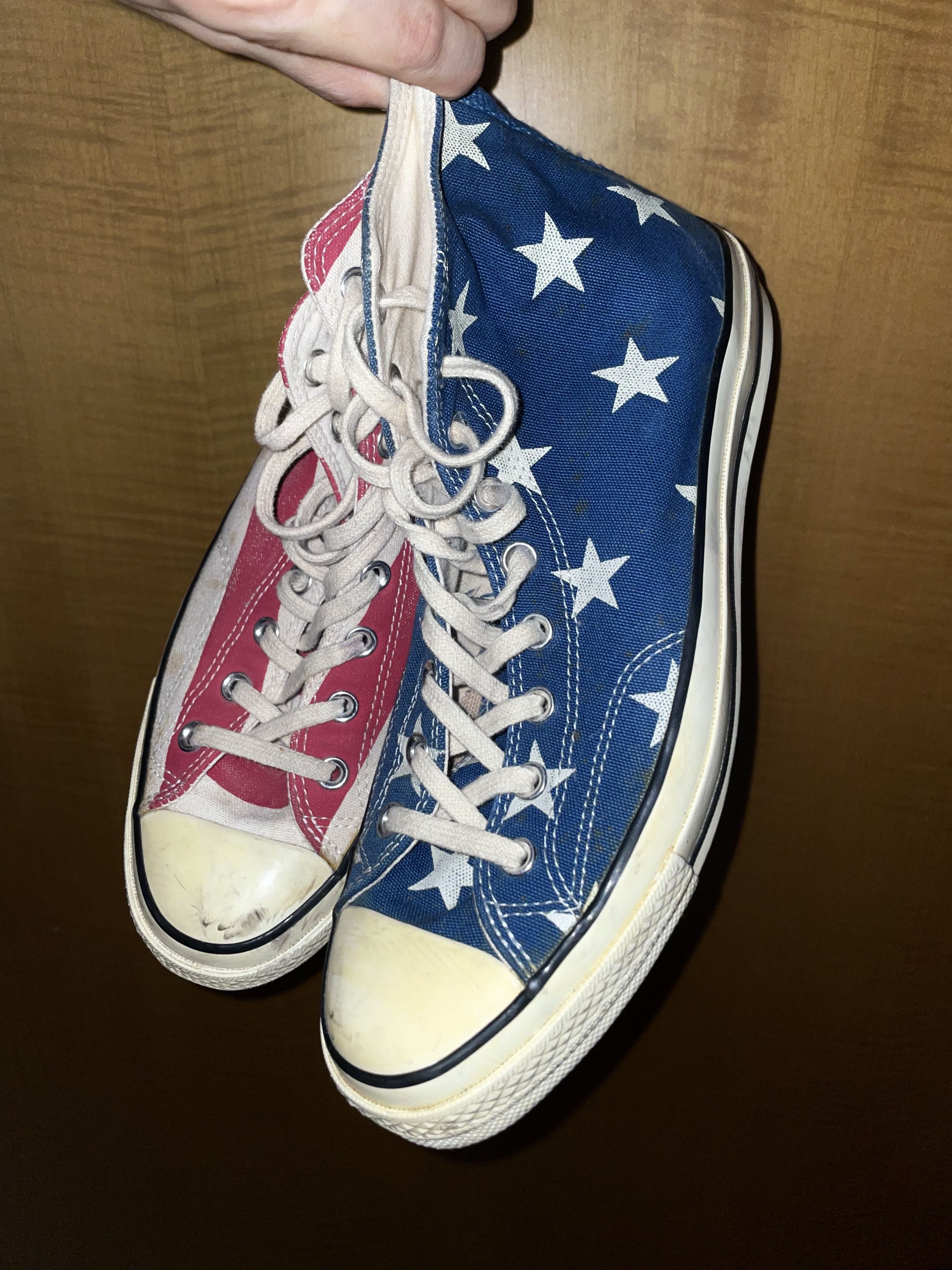 Converse USA FLAG STARS STRIPES VINTAGE CANVAS CHUCK TAYLOR 70 Grailed