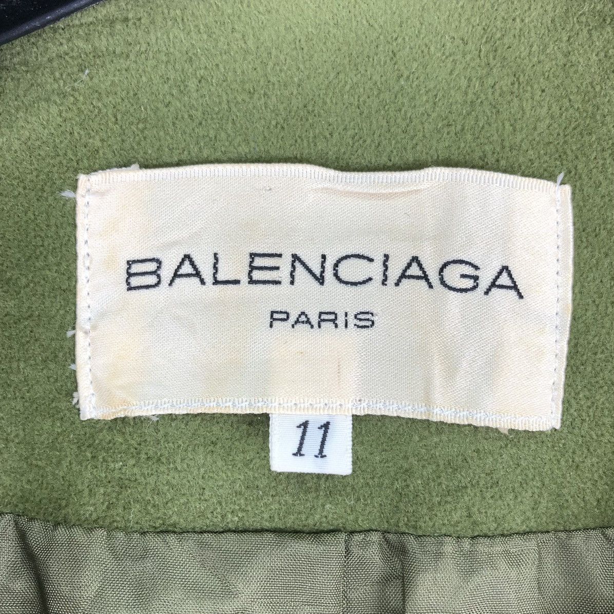 Balenciaga Vintage Balenciaga Paris Fleece Cardi Coat Jacket for Women Size XXS / US 00 / IT 34 - 13 Thumbnail