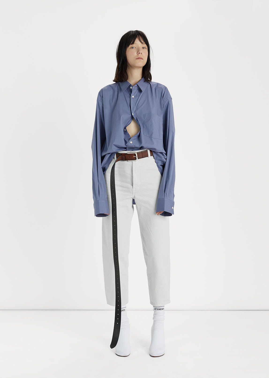 Vetements NWT GRAIL DEMNA LEVI'S x VETEMENTS LEATHER EXTRA LONG BELT Size ONE SIZE - 8 Thumbnail