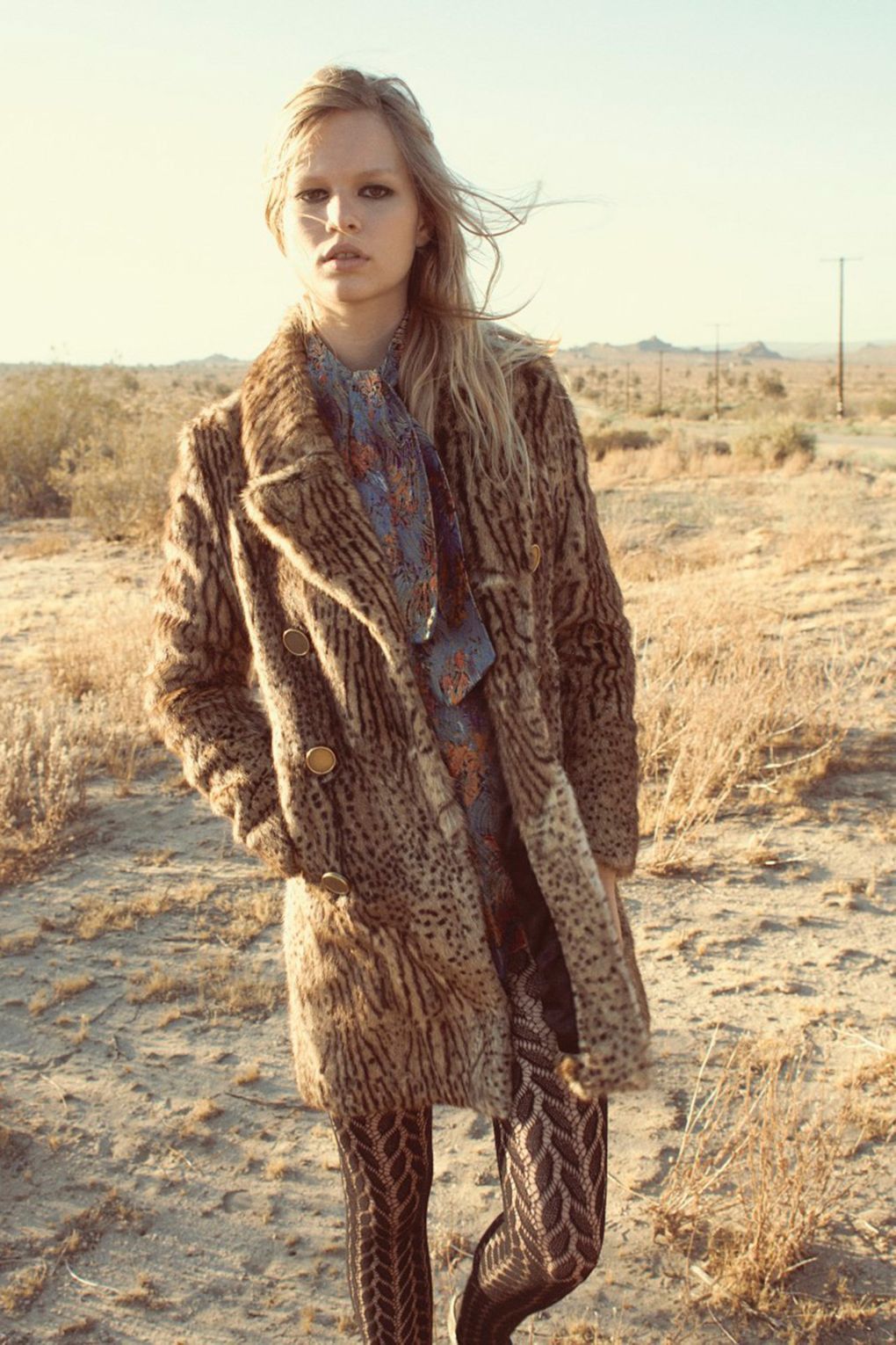 Hedi Slimane × Saint Laurent Paris *HOLY GRAIL* BABYCAT LEOPARD OCELOT MARMOT MINK FUR COAT Size US M / EU 48-50 / 2 - 19 Thumbnail