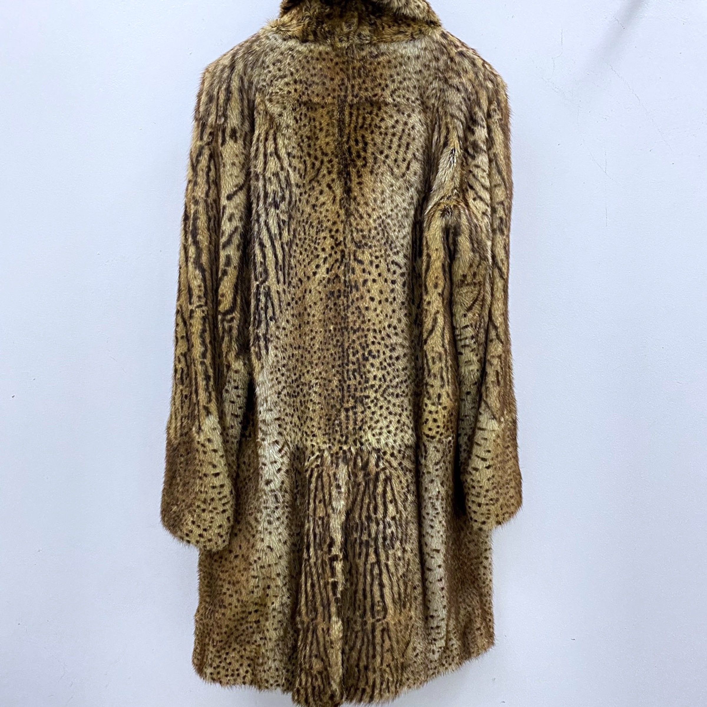 Hedi Slimane × Saint Laurent Paris *HOLY GRAIL* BABYCAT LEOPARD OCELOT MARMOT MINK FUR COAT Size US M / EU 48-50 / 2 - 15 Thumbnail