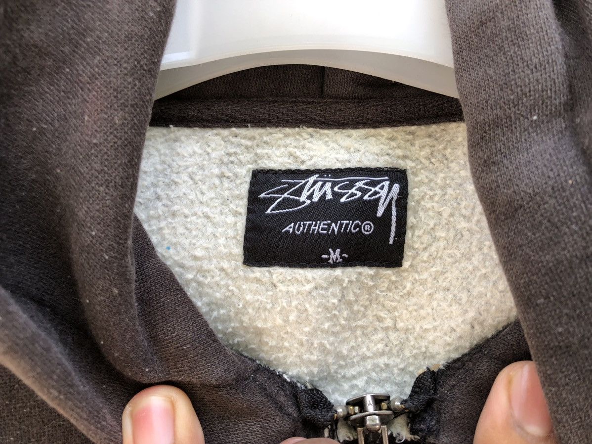 Stussy × Vintage Vintage Stussy Hoodie Jacket Patchwork Design Size US M / EU 48-50 / 2 - 4 Thumbnail
