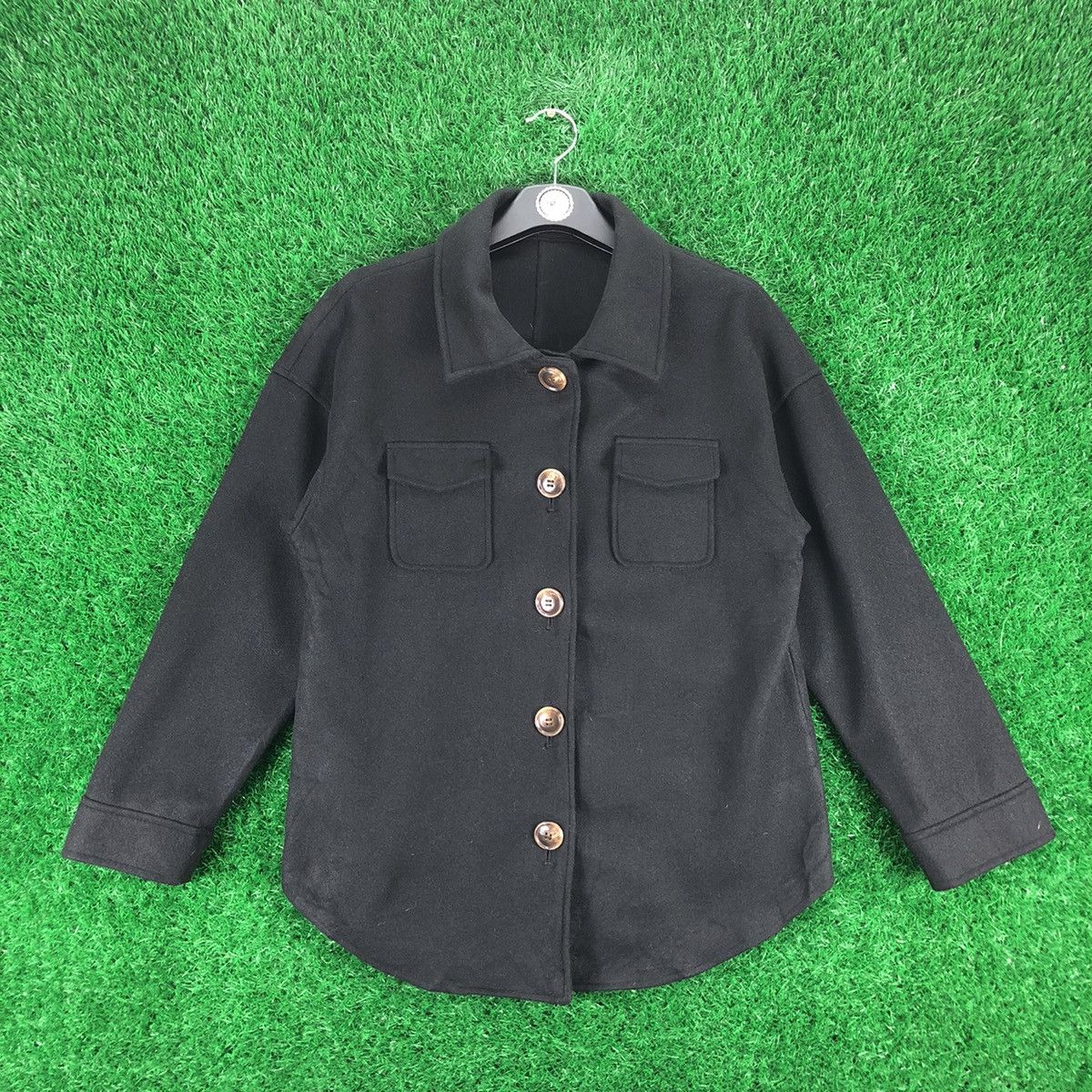 Flannel × Japanese Brand × Vintage Vintage Cecil McBee Wool Flannel Jacket For Women Size S / US 4 / IT 40 - 1 Thumbnail