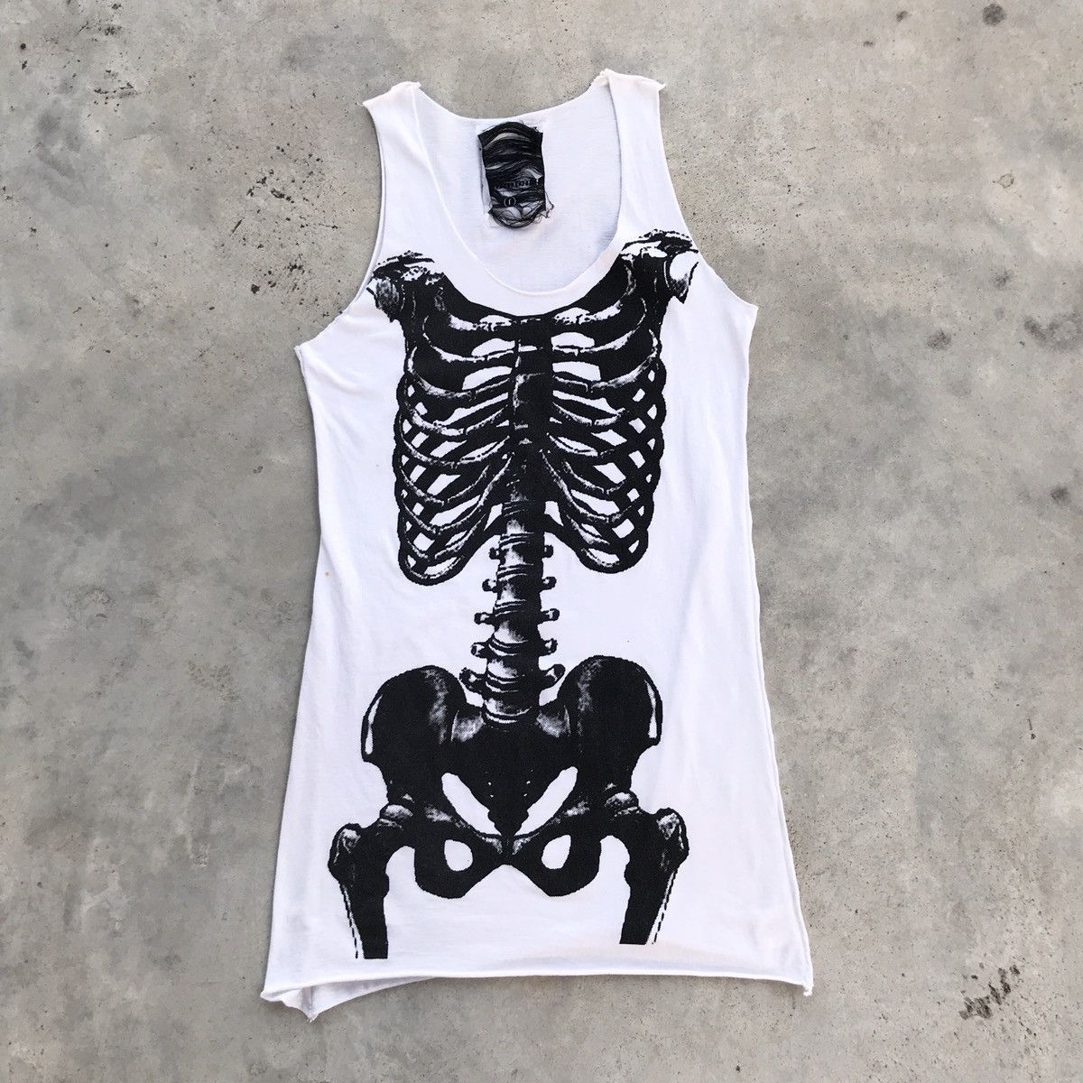 Japanese Brand Archive ! Common Sense : Human Skeleton Tank Top Size US XS / EU 42 / 0 - 1 Thumbnail