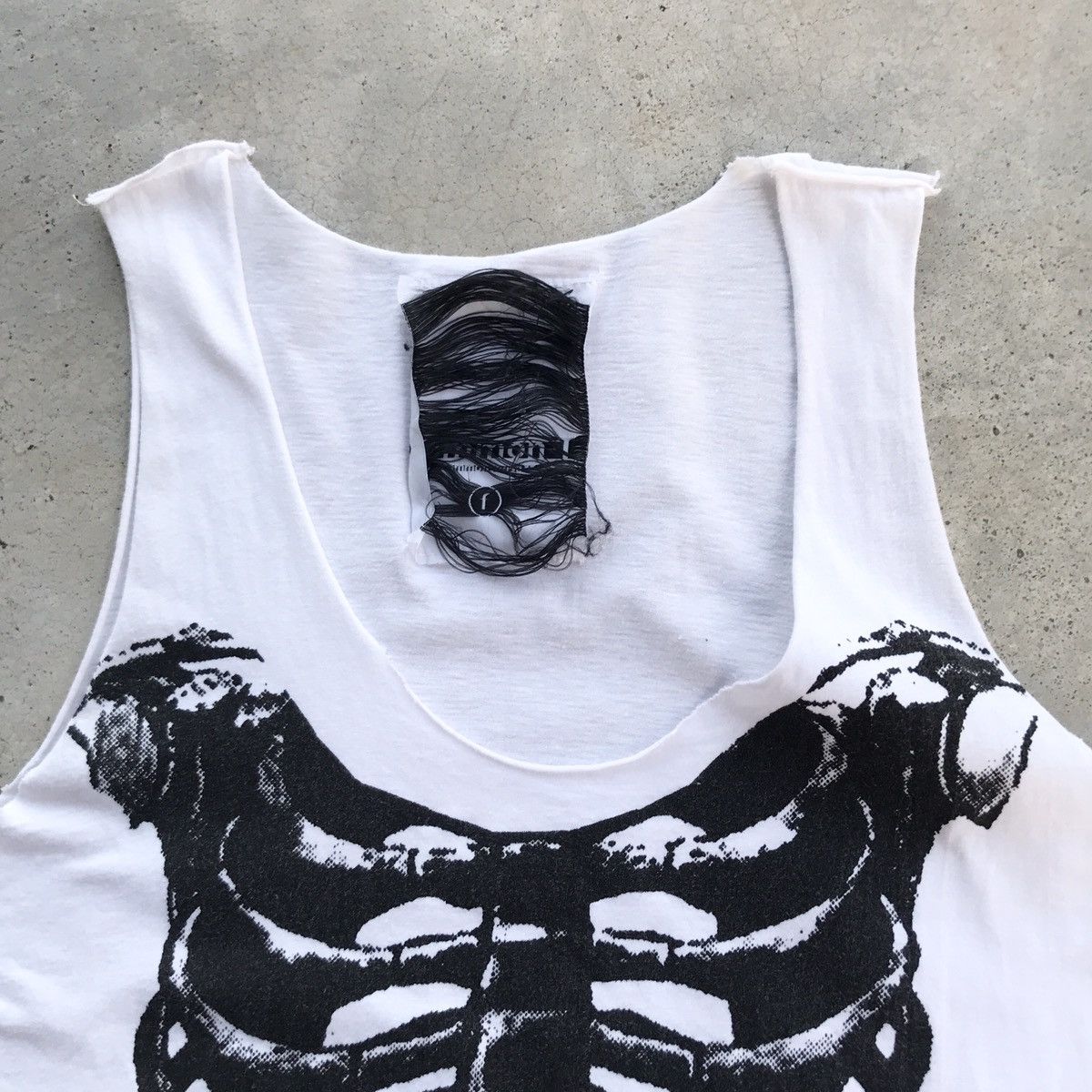 Japanese Brand Archive ! Common Sense : Human Skeleton Tank Top Size US XS / EU 42 / 0 - 4 Thumbnail