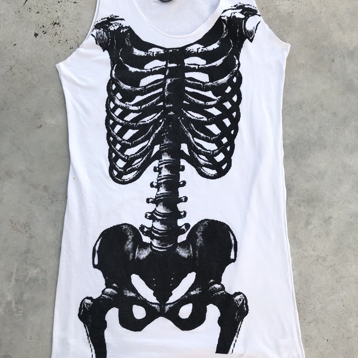 Japanese Brand Archive ! Common Sense : Human Skeleton Tank Top Size US XS / EU 42 / 0 - 3 Thumbnail
