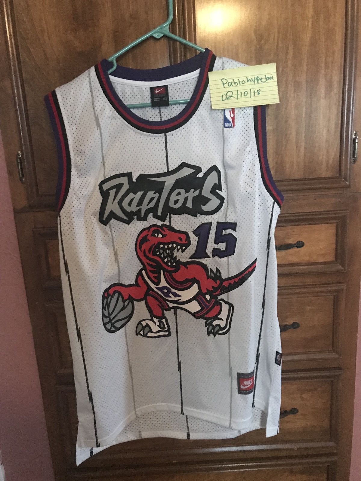 vince carter nike raptors jersey