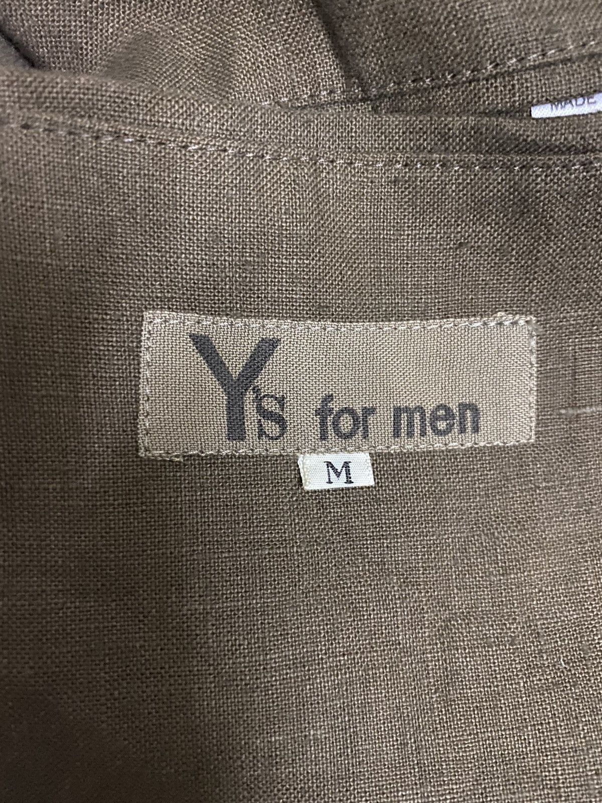 Yohji Yamamoto Vintage Y’s For Men by Yohji Yamamoto Hemp Blazer Jacket Size US M / EU 48-50 / 2 - 8 Thumbnail