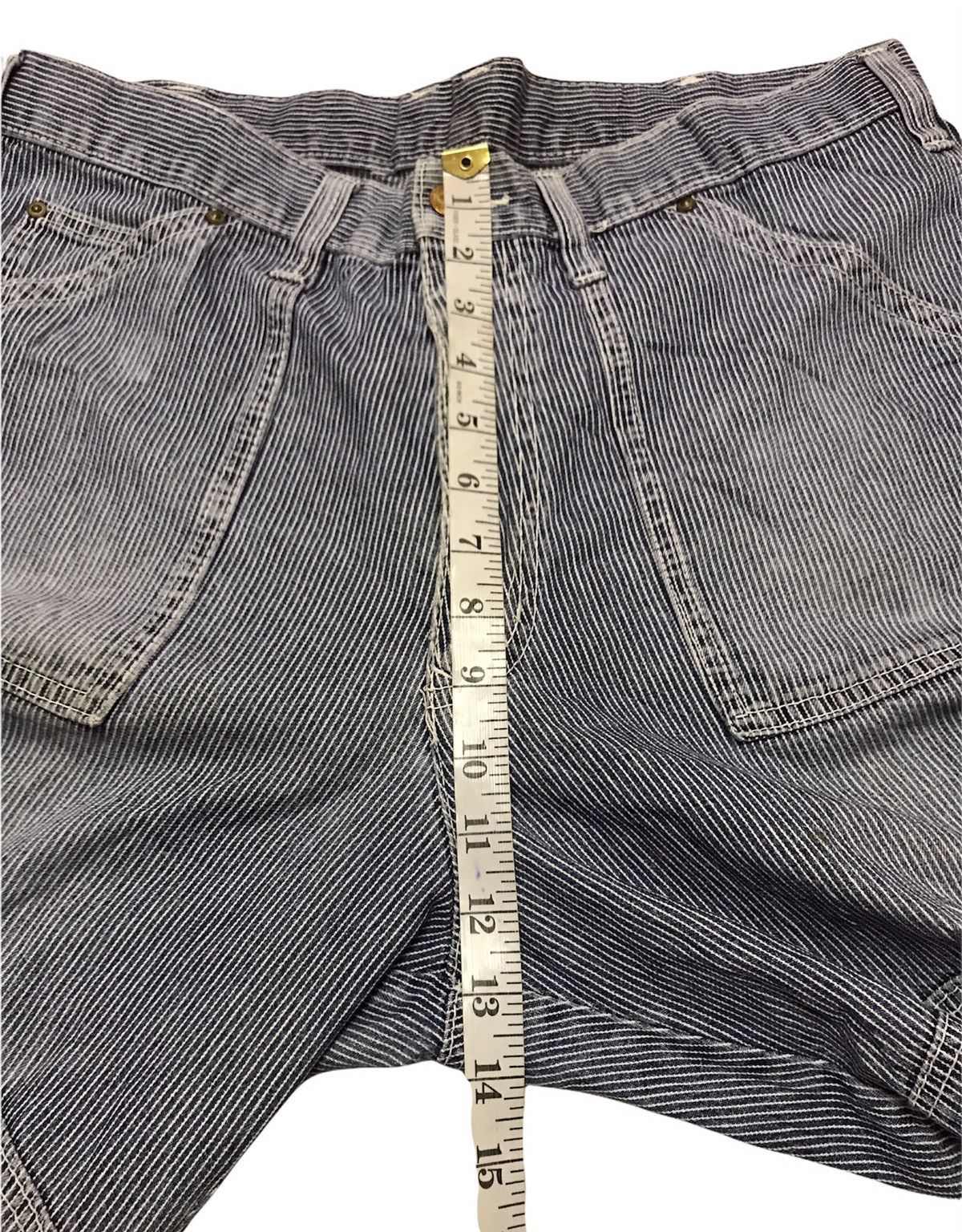 Japanese Brand Vintage Dogman Loose Cut Denim Cargo Pants Zebra Size US 35 - 10 Thumbnail