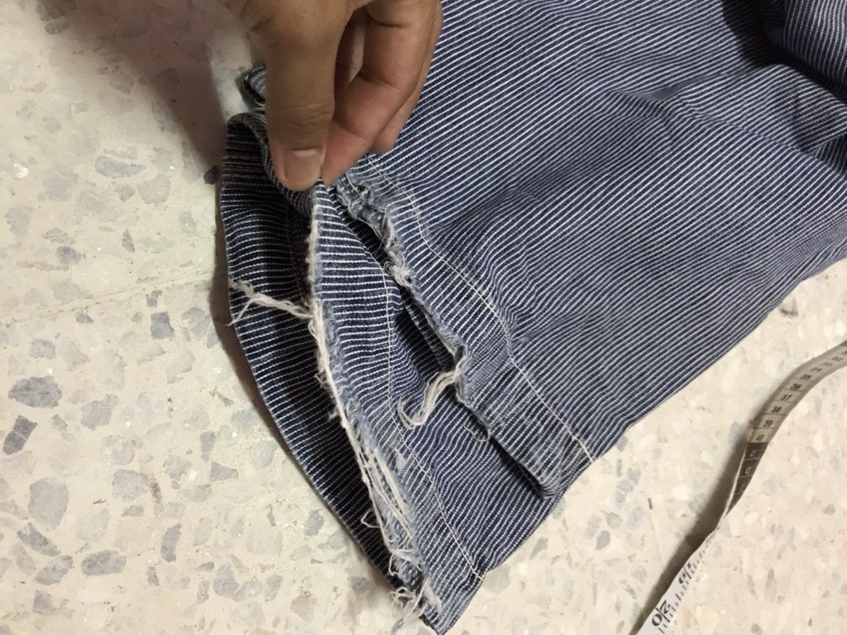 Japanese Brand Vintage Dogman Loose Cut Denim Cargo Pants Zebra Size US 35 - 20 Thumbnail
