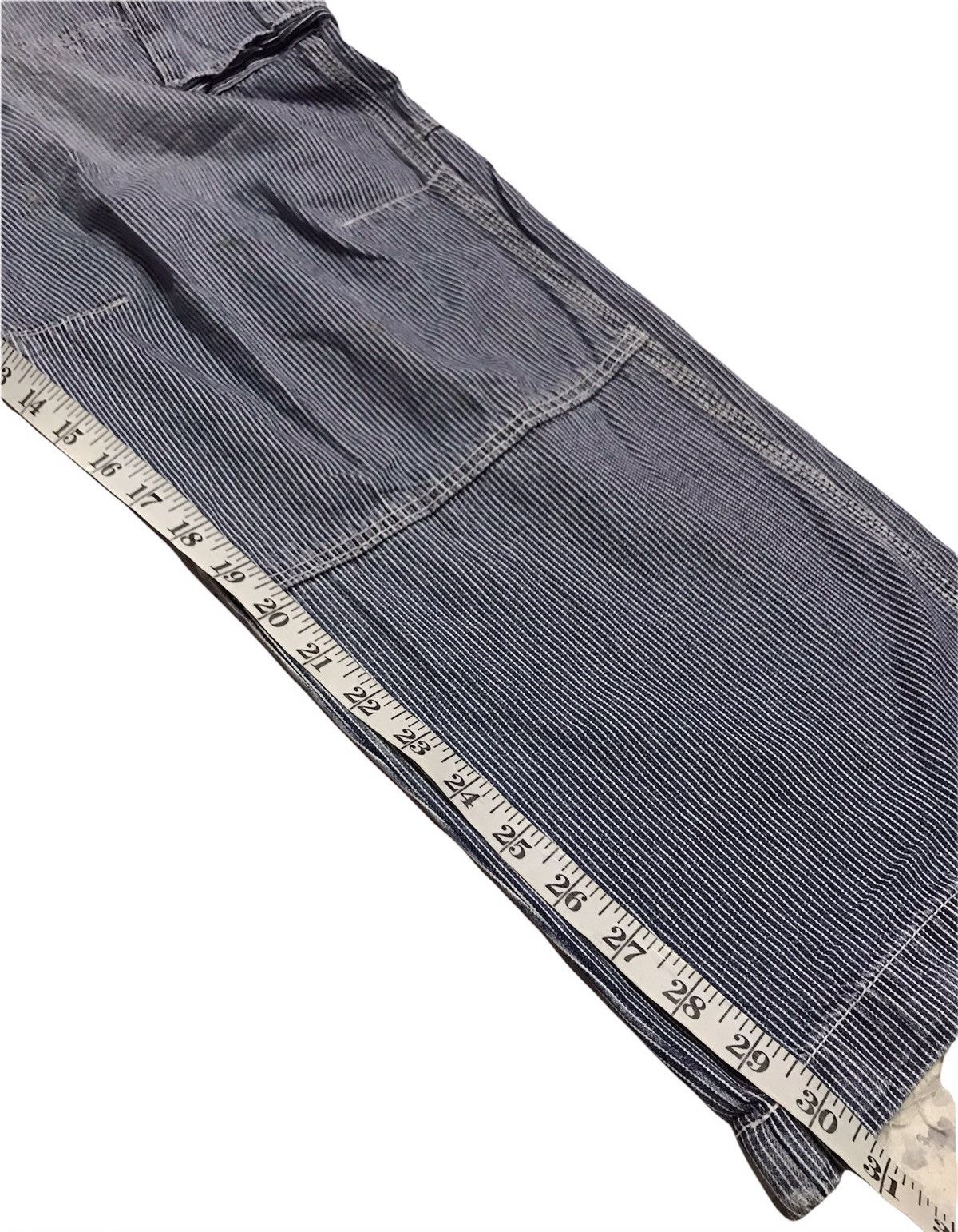 Japanese Brand Vintage Dogman Loose Cut Denim Cargo Pants Zebra Size US 35 - 13 Thumbnail