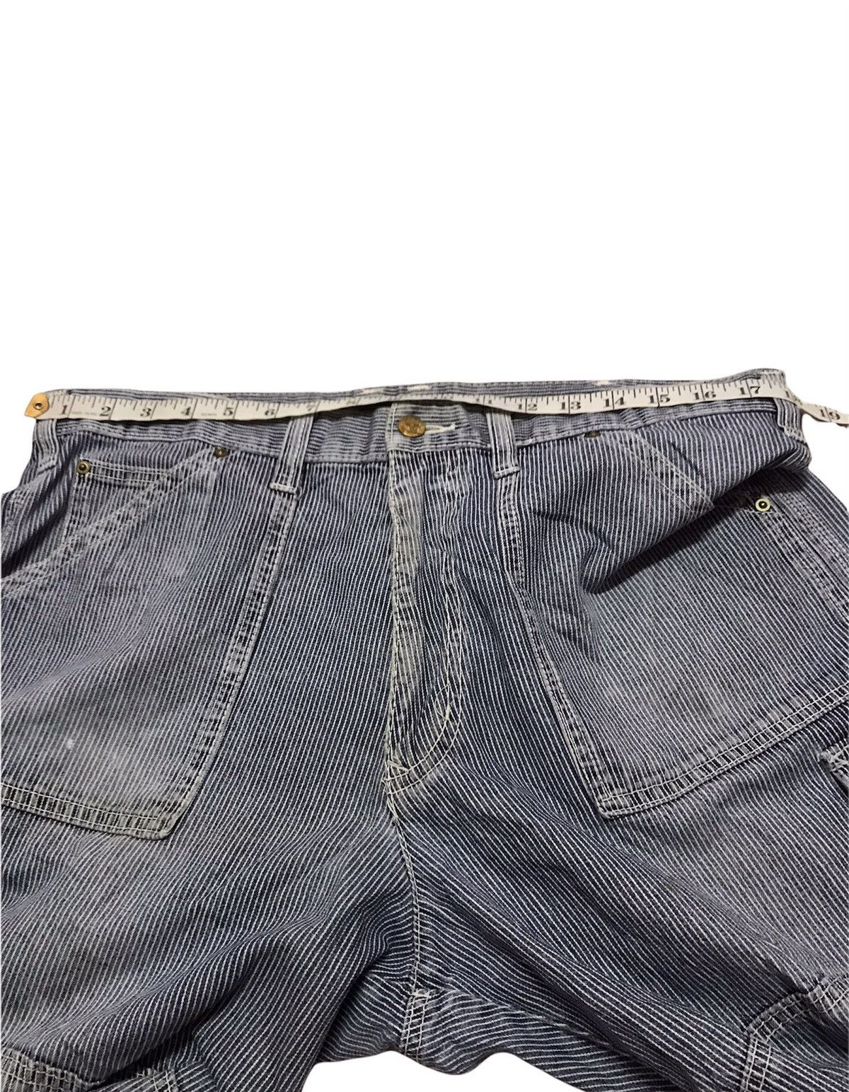 Japanese Brand Vintage Dogman Loose Cut Denim Cargo Pants Zebra Size US 35 - 14 Thumbnail