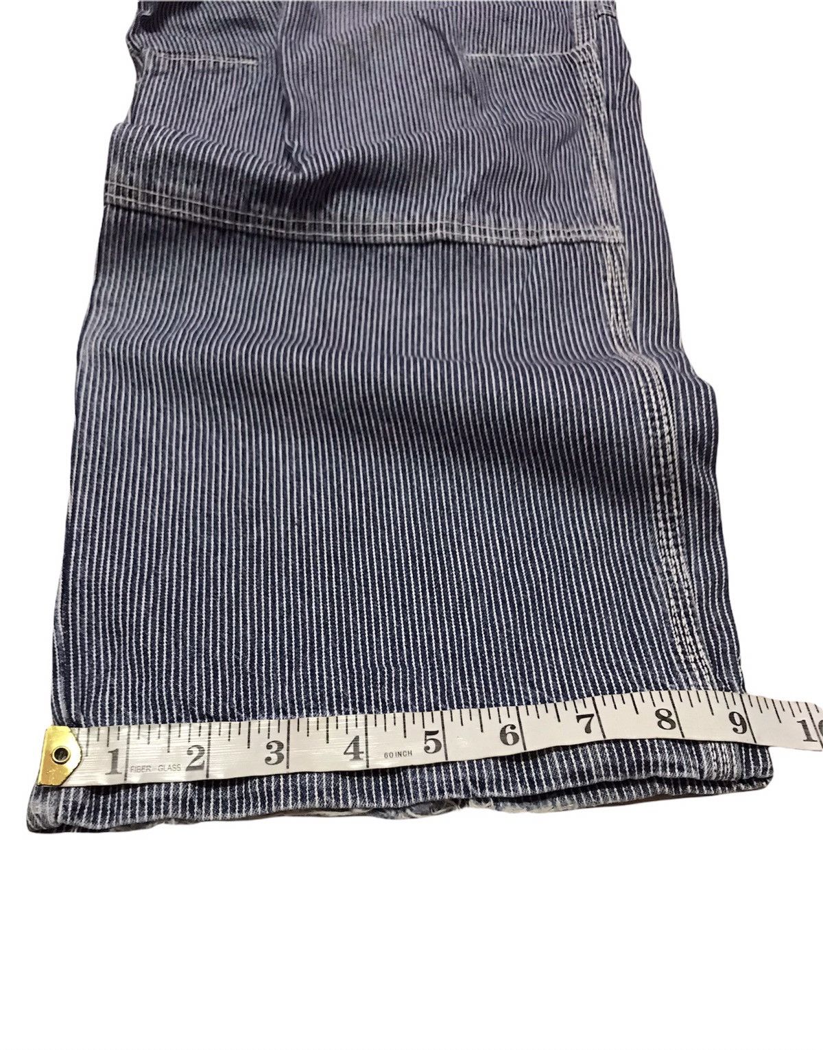 Japanese Brand Vintage Dogman Loose Cut Denim Cargo Pants Zebra Size US 35 - 11 Thumbnail