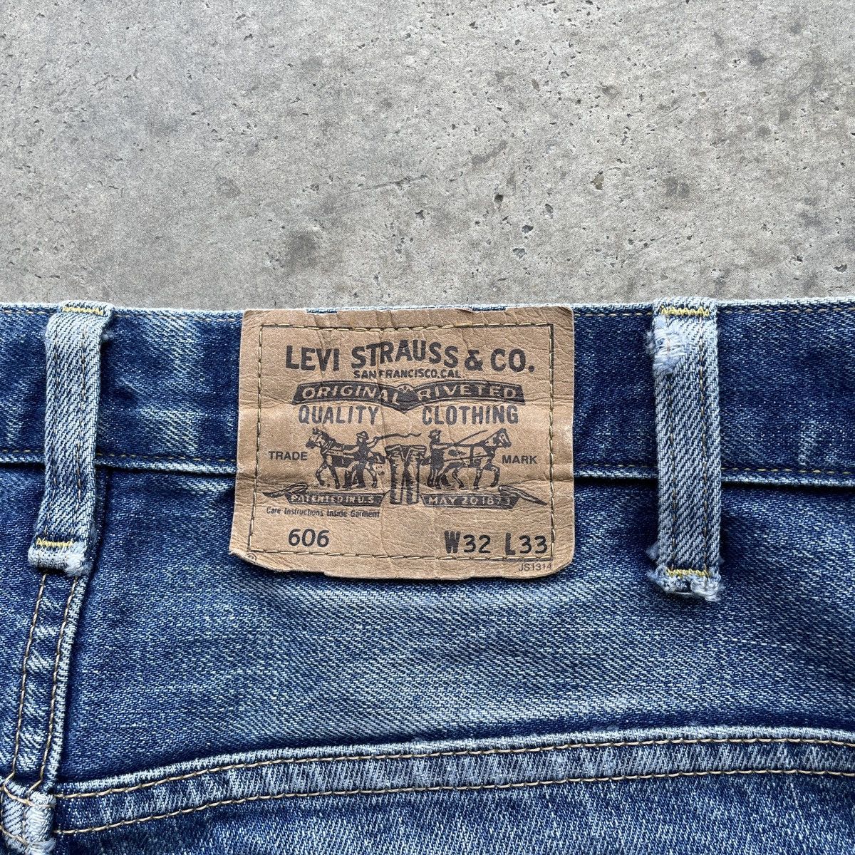 Jean × Levi's × Vintage Vintage Levi’s 606 Orange Tag Faded Denim Jeans Pants W32 Size US 32 / EU 48 - 10 Thumbnail