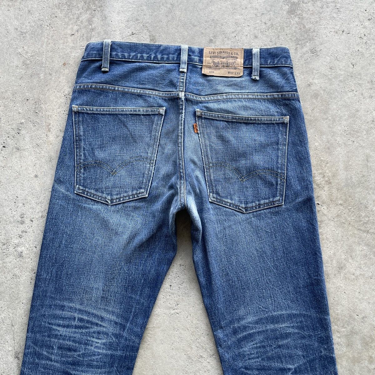 Jean × Levi's × Vintage Vintage Levi’s 606 Orange Tag Faded Denim Jeans Pants W32 Size US 32 / EU 48 - 16 Thumbnail