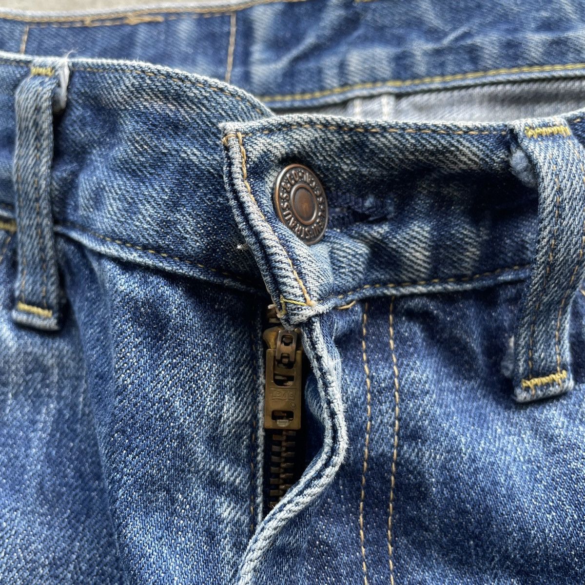 Jean × Levi's × Vintage Vintage Levi’s 606 Orange Tag Faded Denim Jeans Pants W32 Size US 32 / EU 48 - 8 Thumbnail