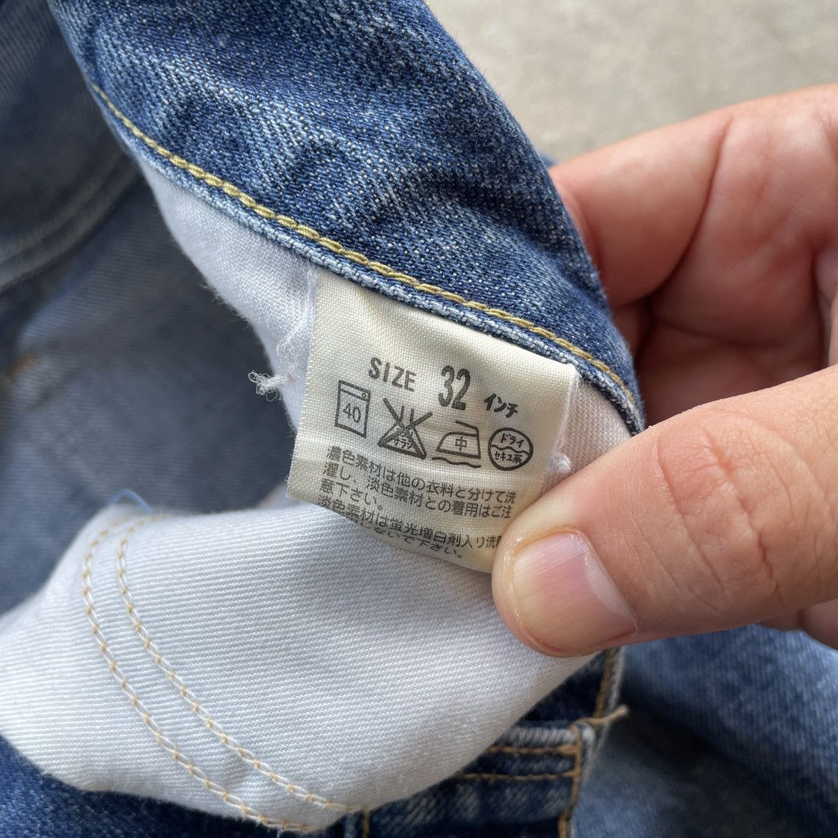 Jean × Levi's × Vintage Vintage Levi’s 606 Orange Tag Faded Denim Jeans Pants W32 Size US 32 / EU 48 - 9 Thumbnail