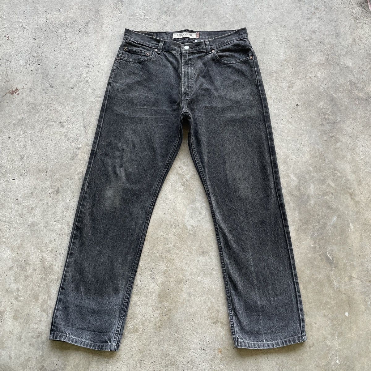 Levi's Vintage Clothing Vintage Levi’s 505 Black Faded Denim Jeans Pants W36x31.5 Size US 36 / EU 52 - 1 Thumbnail
