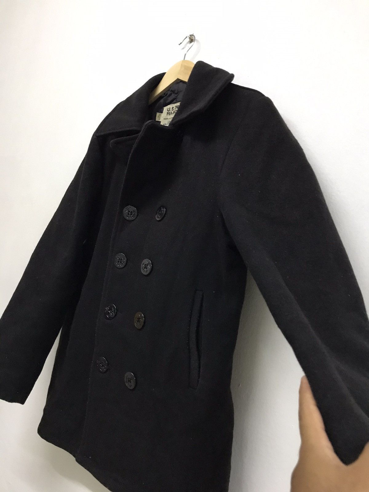 Schott 🥷🏿Vintage Schott US 740N Wool Pea Jacket Black Size US M / EU 48-50 / 2 - 10 Thumbnail