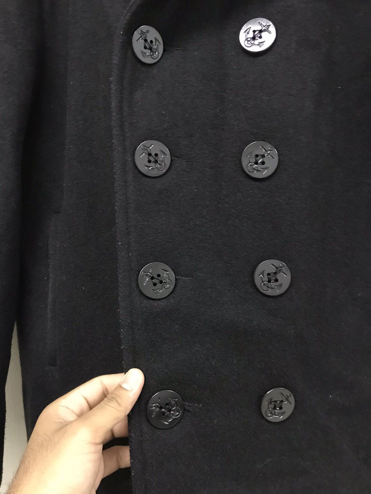 Schott 🥷🏿Vintage Schott US 740N Wool Pea Jacket Black Size US M / EU 48-50 / 2 - 4 Thumbnail