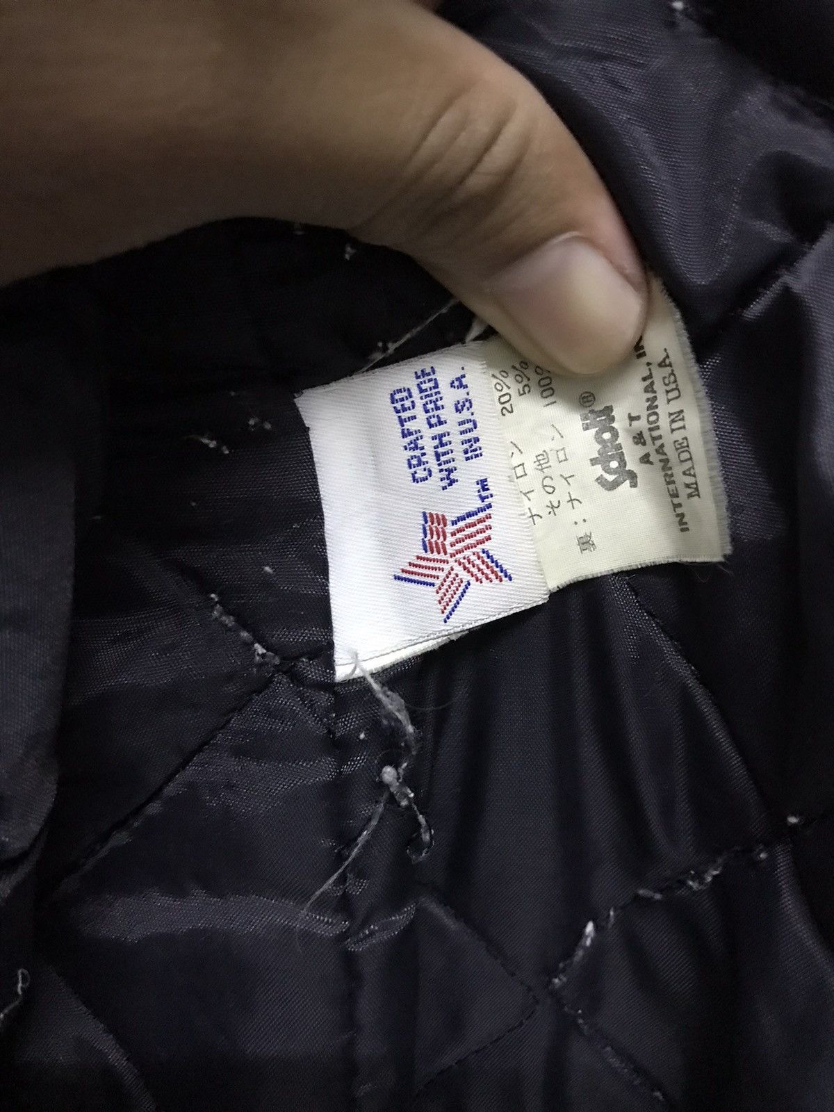 Schott 🥷🏿Vintage Schott US 740N Wool Pea Jacket Black Size US M / EU 48-50 / 2 - 16 Thumbnail