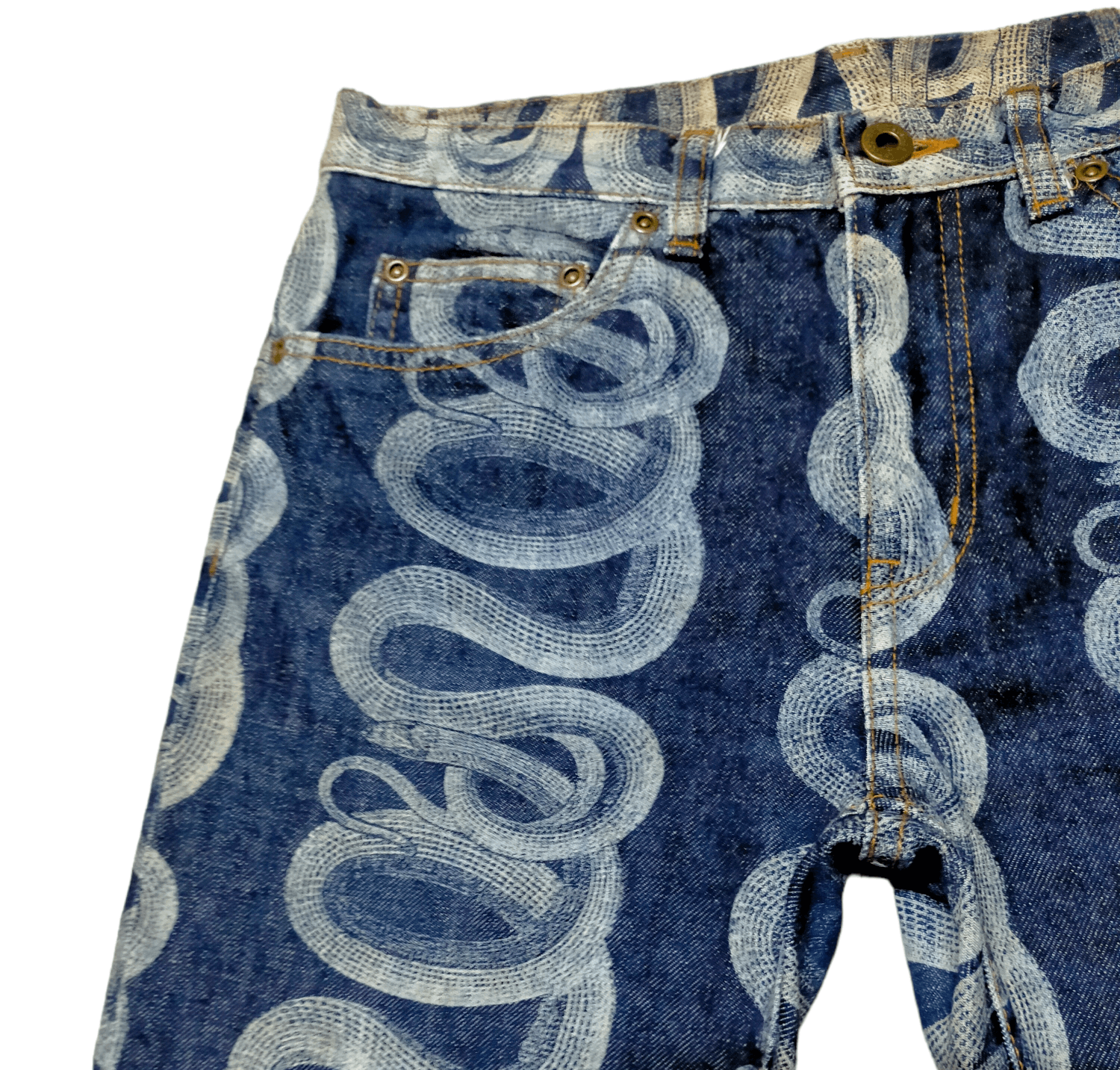 Hysteric Glamour 🔥Rare Vtg Hysteric Glamour Snake Pant Slim Size US 31 - 5 Thumbnail